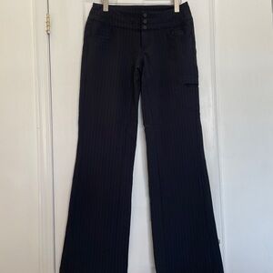 Lululemon Pinstripe flare low rise pants